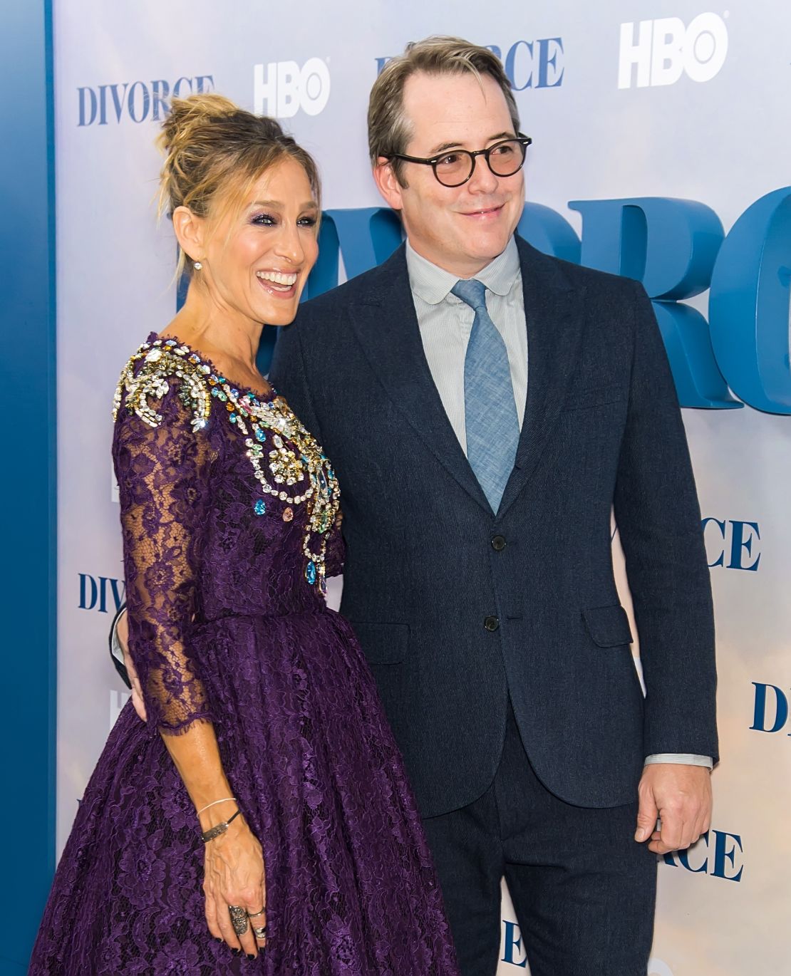 Sarah Jessica Parker and actor Matthew Broderick are starring on Broadway together. (Photo by Gilbert Carrasquillo/FilmMagic)