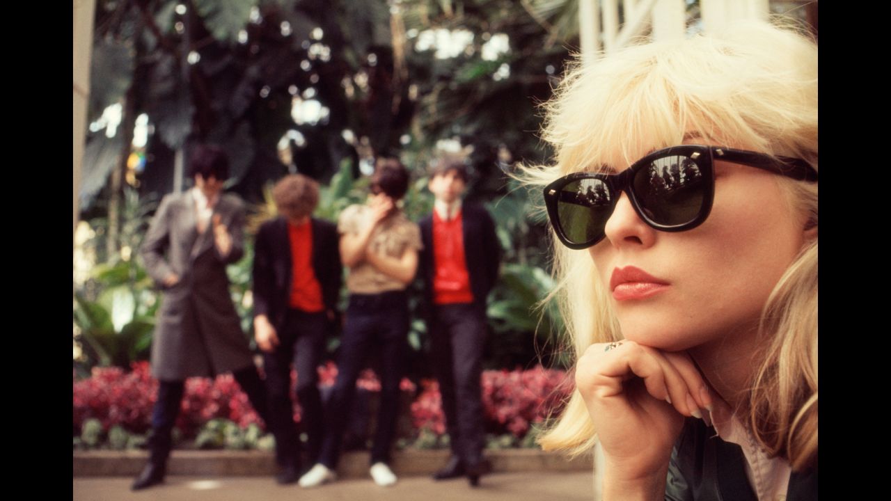 Debbie Harry and members of Blondie pose at Golden Gate Park in San Francisco. Zagaris would usually go into a shoot with only a rough idea of what he wanted to do. "When you're shooting, you're meeting the band sometimes for the first time," he said. "And a lot of what you do is going to depend on the chemistry that flows between you and the band."