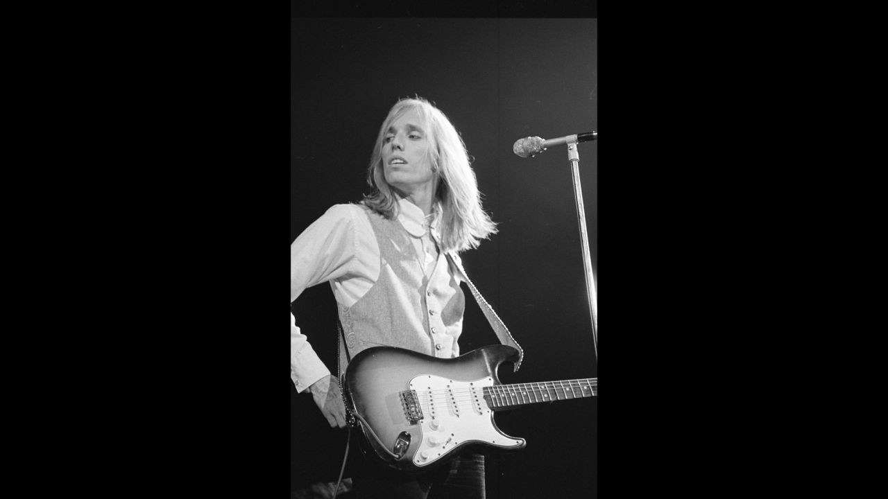 Tom Petty performs in San Francisco at the Fillmore West concert hall in 1975.