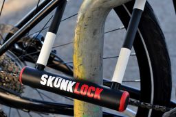 Skunklock is unlike other U-shaped locks
