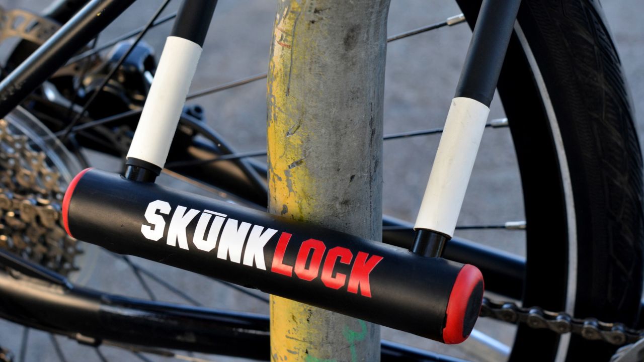 Skunklock is unlike other U-shaped locks