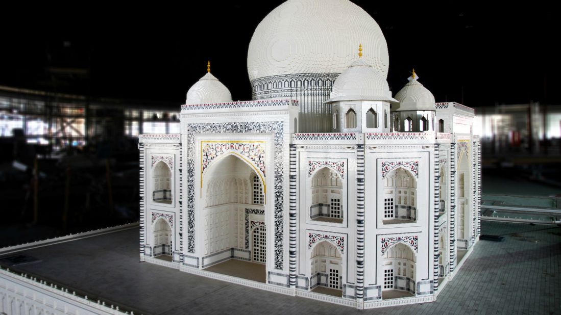 Legoland Dubai hosts a collection of miniature Lego palaces such as the Taj Mahal, pictured. (Picture credit: Dubai Parks and Resorts)