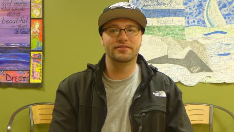 Dustin French, who has a history of abusing painkillers and heroin, says Anchor may have saved his life.