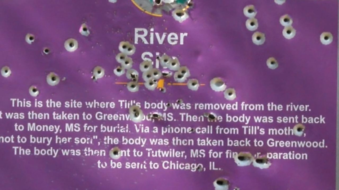 The Emmett Till Interpretive Center hopes to raise money to replace the sign that has more than 40 bullet holes