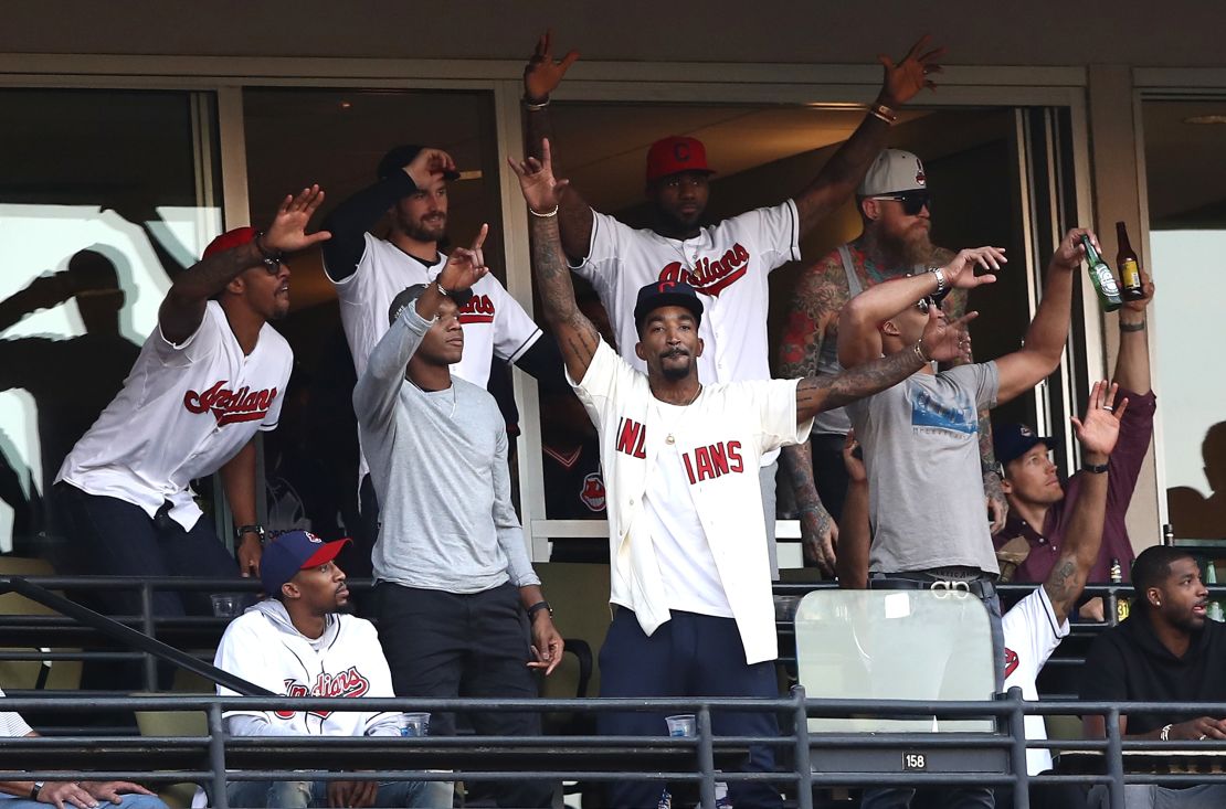 Cleveland Cavaliers players hope they are cheering on another team to a title. 