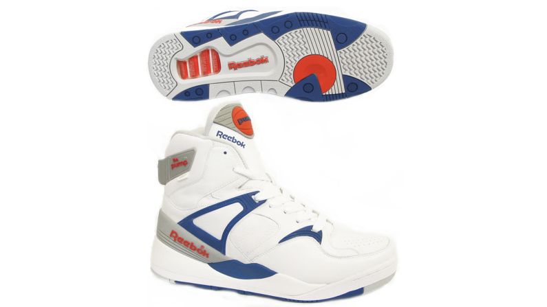 Launched in 1989 in a bid to rival Nike Air Max, Reebok's Pump was a sneaker game changer -- the first shoe with an inflation chamber in the tongue that pumped up to provide a custom-fit around the ankle. When Boston Celtic's <a href="index.php?page=&url=https%3A%2F%2Fwww.youtube.com%2Fwatch%3Fv%3DbQOeLu1kcdU" target="_blank" target="_blank">Dee Brown bent down to inflate his Pumps</a> before netting a reverse dunk in the 1991 Slam Dunk Competition, the shoes became a cult classic, which have spawned many <a href="index.php?page=&url=http%3A%2F%2Fwww.reebok.co.uk%2Fcourt-victory-pump%2FAR3174.html%3Fslot%3D1" target="_blank" target="_blank">iterations</a> since.