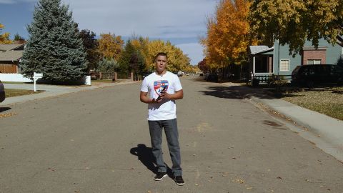 Angel Sanchez, 33, is a progressive activist in Longmont, Colorado.
