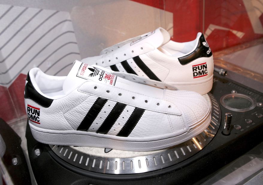 Just as iconic is the Superstar, heralded in Run DMC's 1986 hit <a href="https://www.youtube.com/watch?v=virlWcB_G-E" target="_blank" target="_blank">"My Adidas."</a> The subsequent deal between the two was the first endorsement deal between a hip hop artist and a sports brand, a mantel carried forward by the likes of Wu Tang Clan (Nike,) Pharrell (Adidas,) Jay Z (Reebok) and many others. 