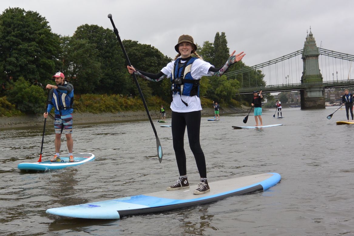 UK paddle boarding company<a href="http://www.active360.co.uk/" target="_blank" target="_blank"> Active360</a> says that visitors to London, particularly from the US and Canada, are increasingly choosing paddle boarding as a fun and different way to explore the city. The sport develops core abdominal muscles and balance. 