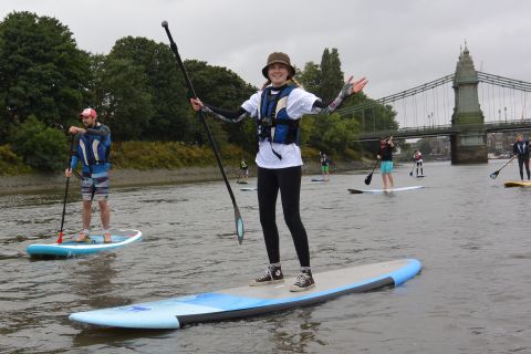 UK paddle boarding company<a href="http://www.active360.co.uk/" target="_blank" target="_blank"> Active360</a> says that visitors to London, particularly from the US and Canada, are increasingly choosing paddle boarding as a fun and different way to explore the city. The sport develops core abdominal muscles and balance. 