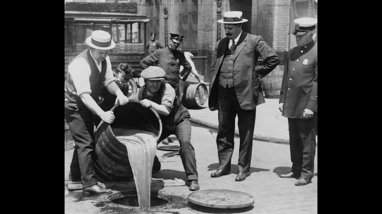 For a time, Cubs fans couldn't legally buy alcohol to drown their sorrows. Prohibition started (1920) and ended (1933) during a dry spell for the team.