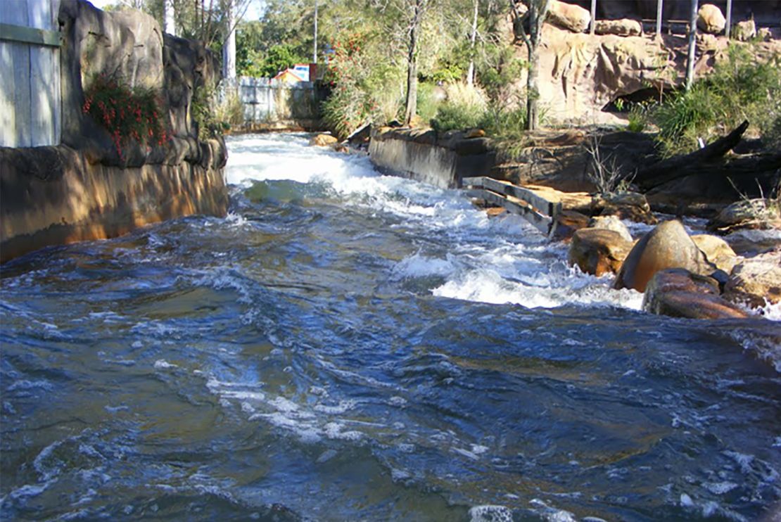 The Thunder River Rapids Ride at Dreamworld, Queensland.