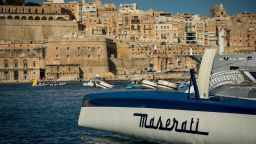 LA VALLETTA, MALTA - OCTOBER 22:  Giovanni Soldini on board of Maserati Multi70 attends the Rolex Middle Sea Race on October 22, 2016 in La Valletta, Malta.  (Photo by Tullio M. Puglia/Getty Images for Maserati Multi70)