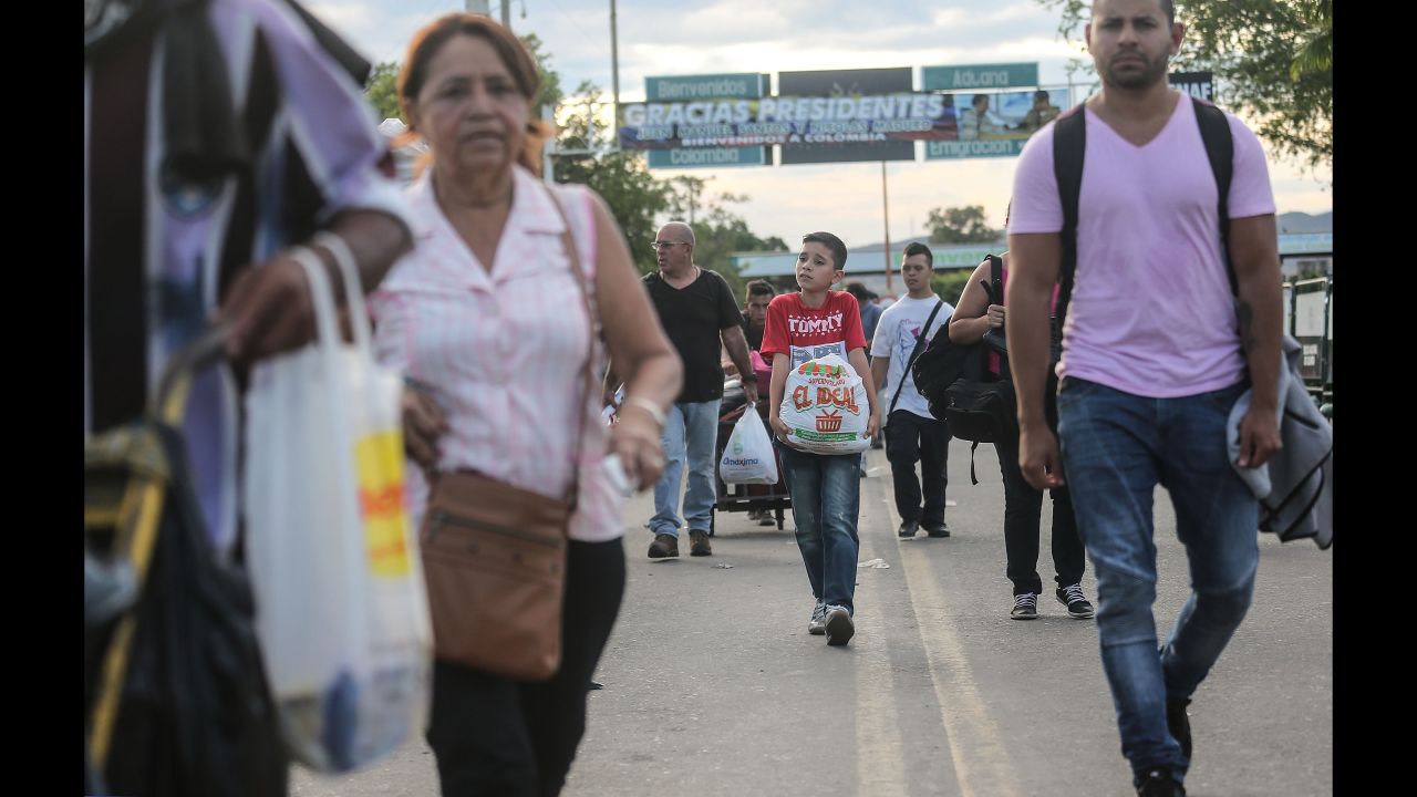 The dire economic crisis in Venezuela sends thousands of Venezuelans daily across the international border bridge to purchase food, medicine and other desperately needed supplies. 