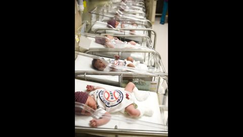 Newborns at the Cleveland Clinic's Fairview Hospital will get World Series gear during the playoffs.