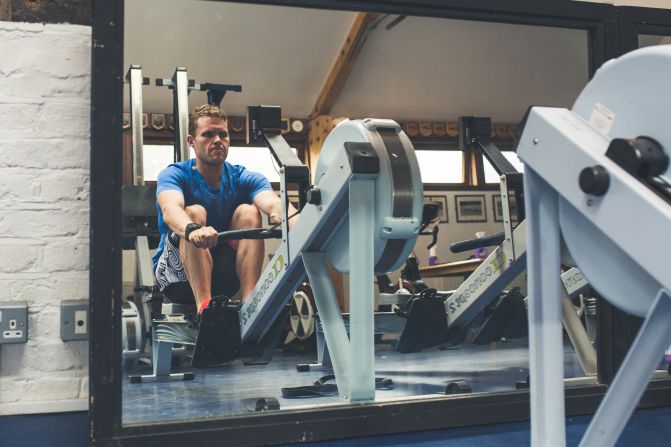 It began with punishing sessions on the indoor rowing machine at his prison aided by one of his prison officers.