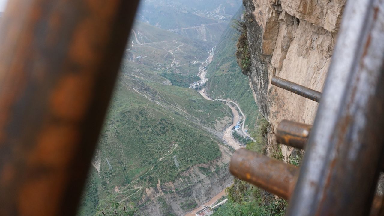 Villagers have been moved to apartment blocks 46 miles away.