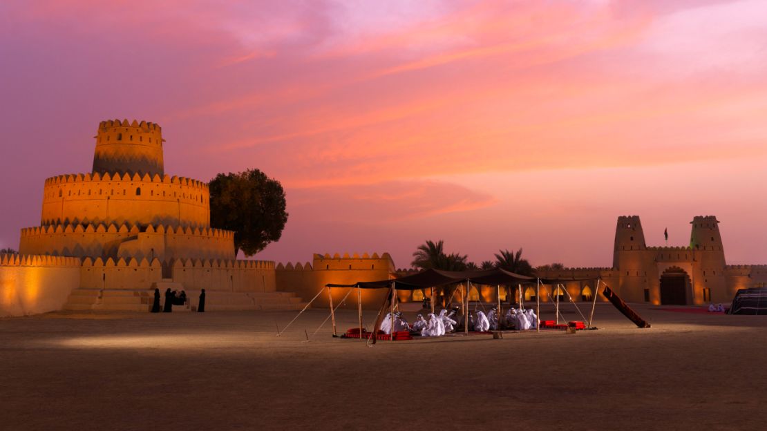 Sunset citadel: Al Jahili Fort.