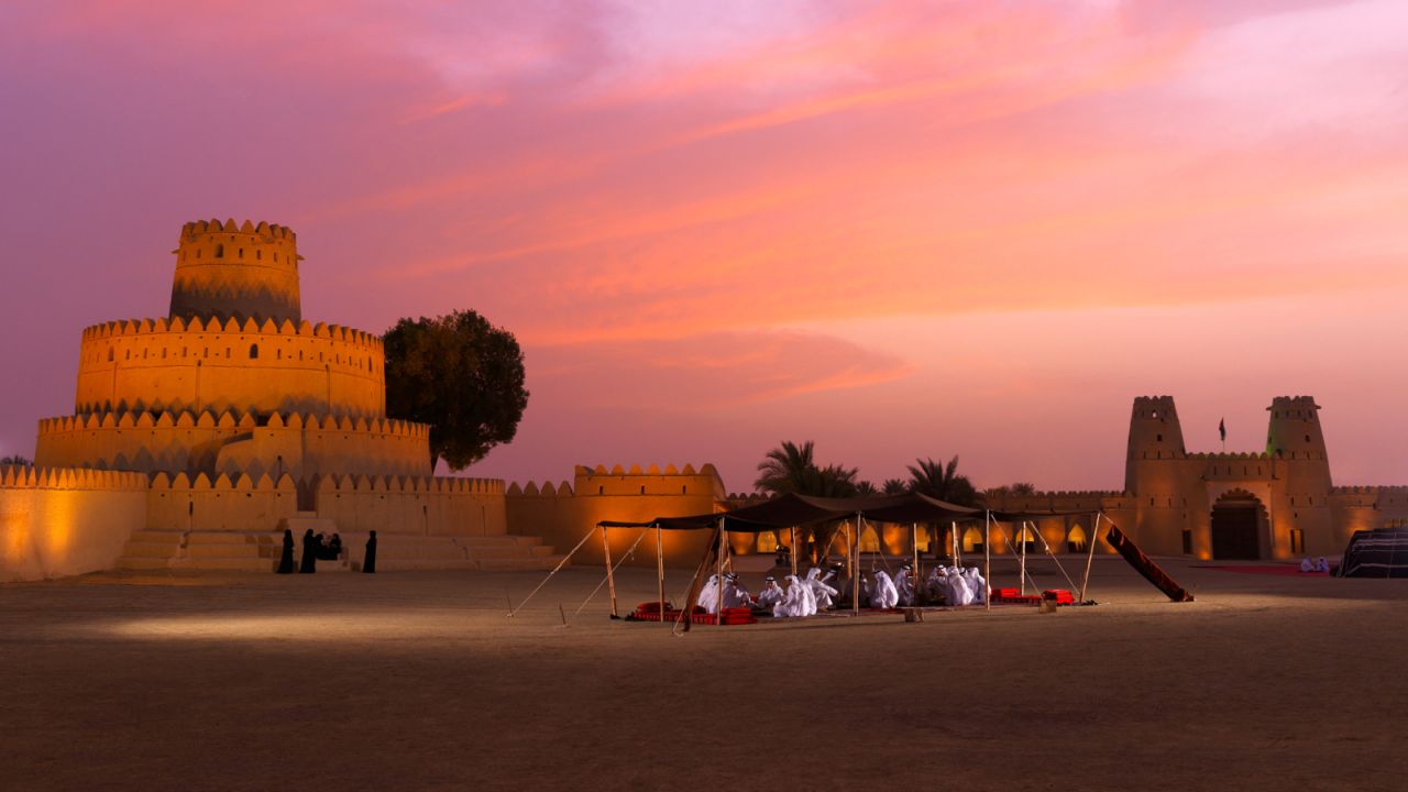 Sunset citadel: Al Jahili Fort.