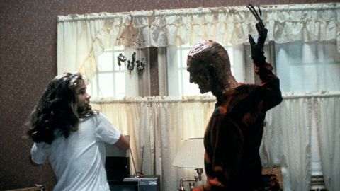 Some people like seeing Freddy Krueger in "A Nightmare on Elm Street" because they feel a sense of calm and happiness when the movie is over.  