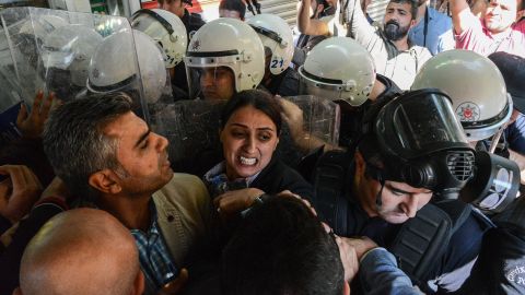 Protests turned violent last month