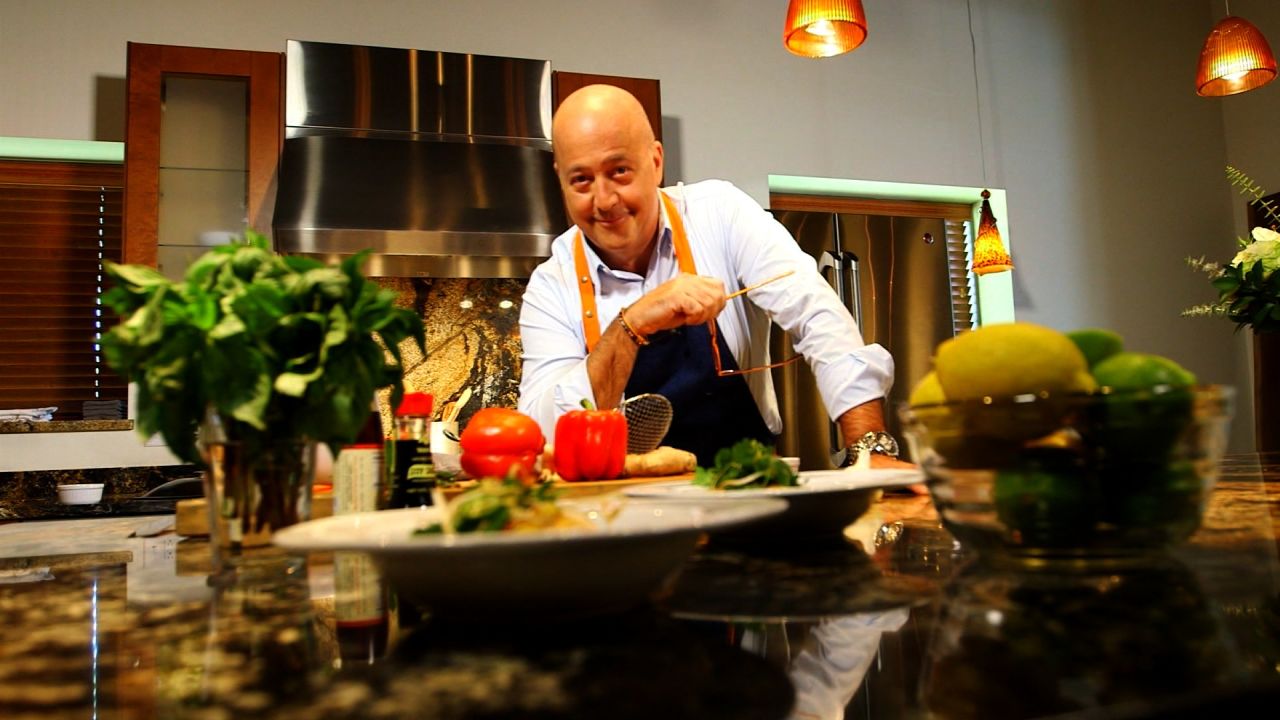 Zimmern learned to cook from his grandmother as a child in New York City.
