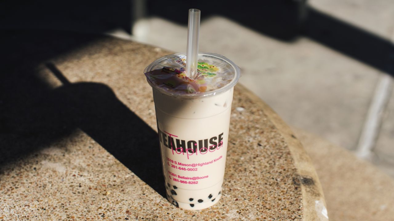 One possible shopping break? A bubble tea from Kim's Teahouse.