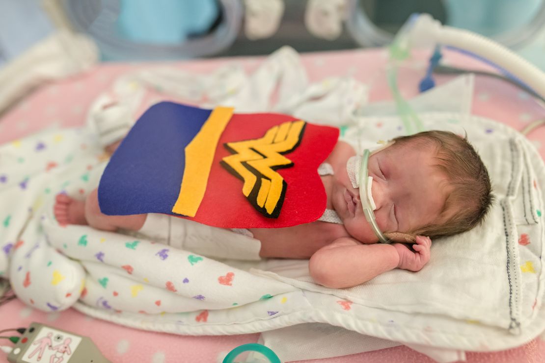 03 NICU babies dressed in Halloween costumes