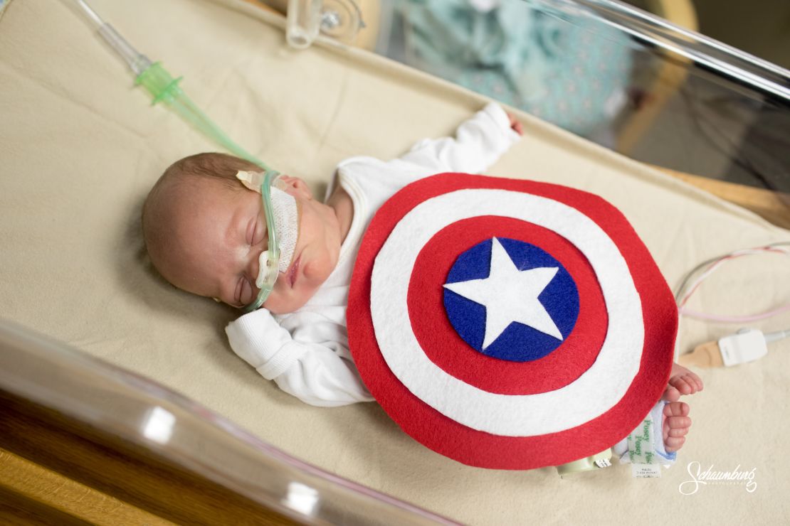 08 NICU babies dressed in Halloween costumes