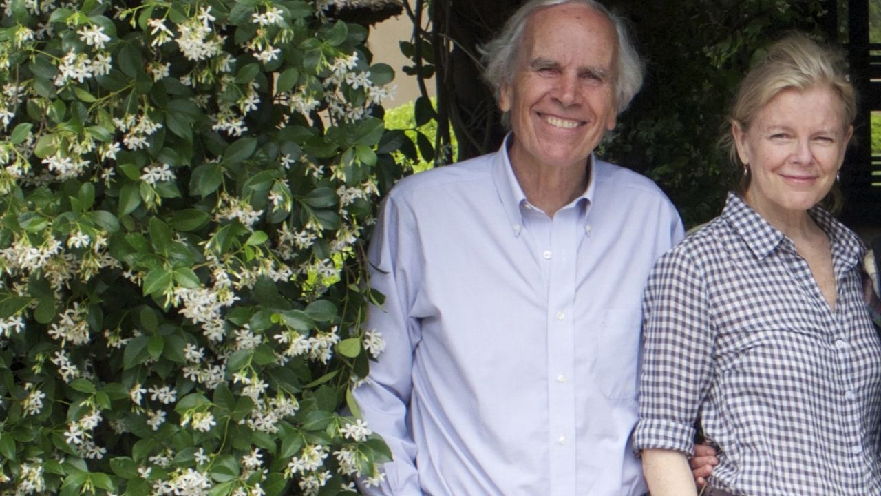 Kris Tompkins pictured with her late husband Doug who died in December 2015.