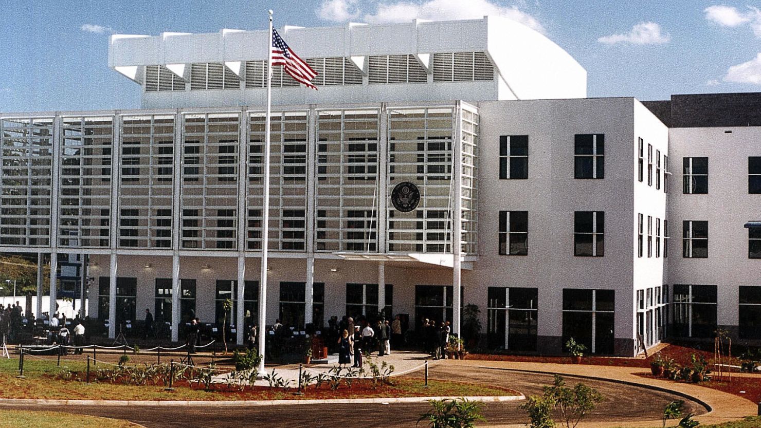 The US Embassy in Nairobi is located in the Gigiri district, which is also home to several other countries' embassies.