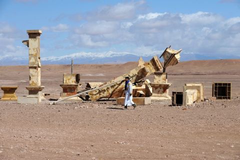 The <a href="https://www.studiosatlas.com/" target="_blank" target="_blank">Atlas Studios</a>, pictured -- near Ouarzazate at the gateway to the Sahara desert -- is one of Morocco's largest and covers more than 322,000 square feet, according to the company.