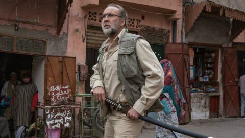 The film was shot earlier this year in the southern Moroccan towns Ouarzazate and Marrakech -- which doubles for Pakistan's capital Islamabad.