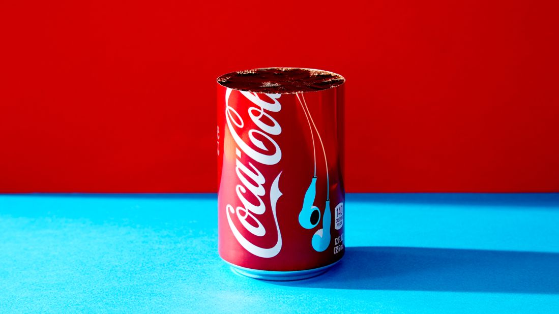 For a standard 12-ounce can of Coca-Cola, about four-fifths of the can equals 33 grams of sugar.