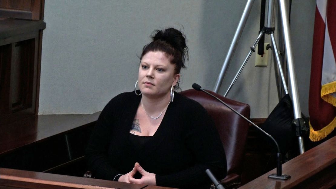 Former escort Danielle Doerr testifies that Ross Harris paid her for sex. 