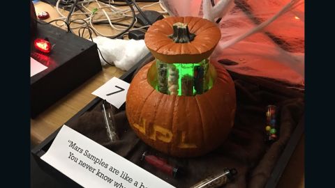 You may think you're some kind of Halloween pumpkin champion, but you're not. These engineers at NASA have got you beat.