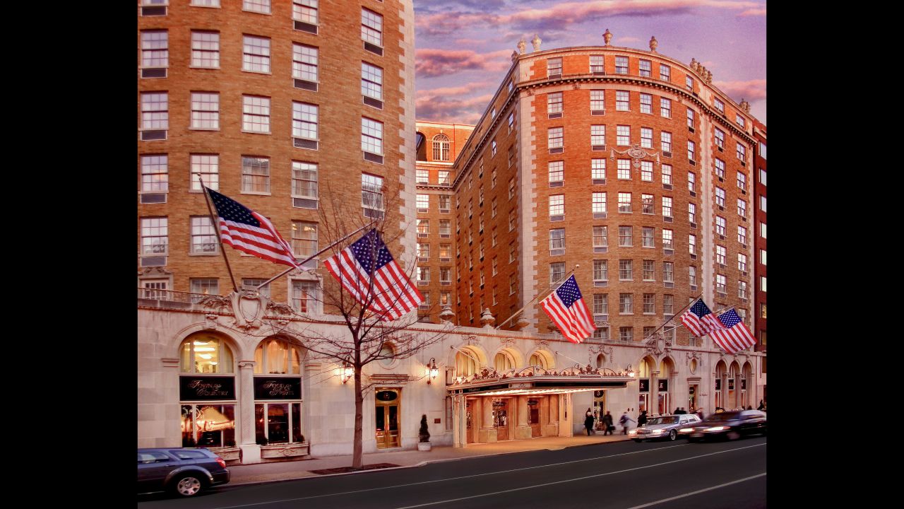 The best city center historic hotel award was won by the iconic Mayflower Hotel (1925) in Washington, DC.