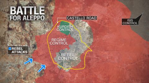 Aleppo Control Map 1028