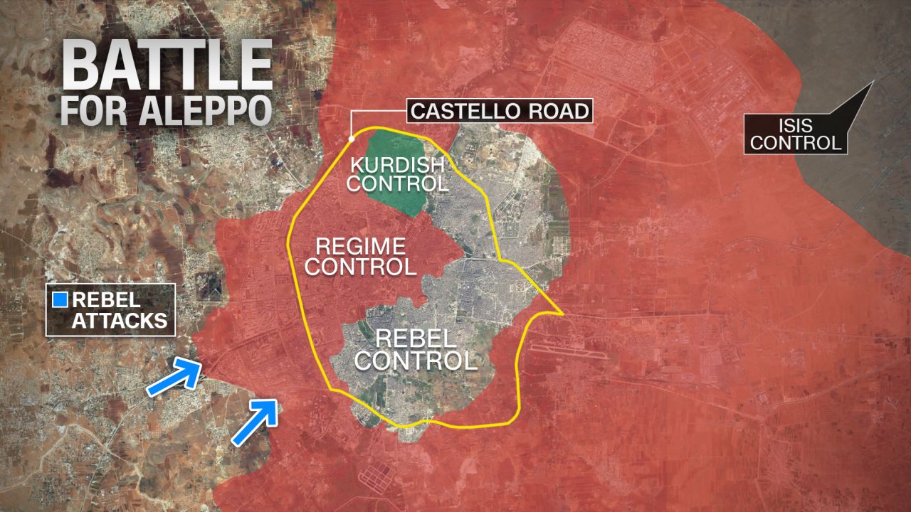 Aleppo Control Map 1028