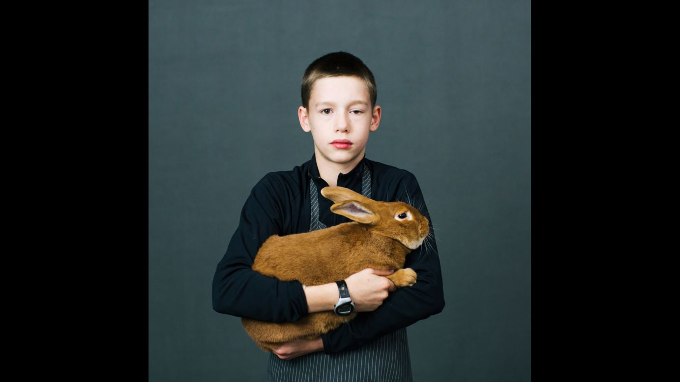 Calvin Dow, of Orting, Washington, has 60 rabbits in his family.
