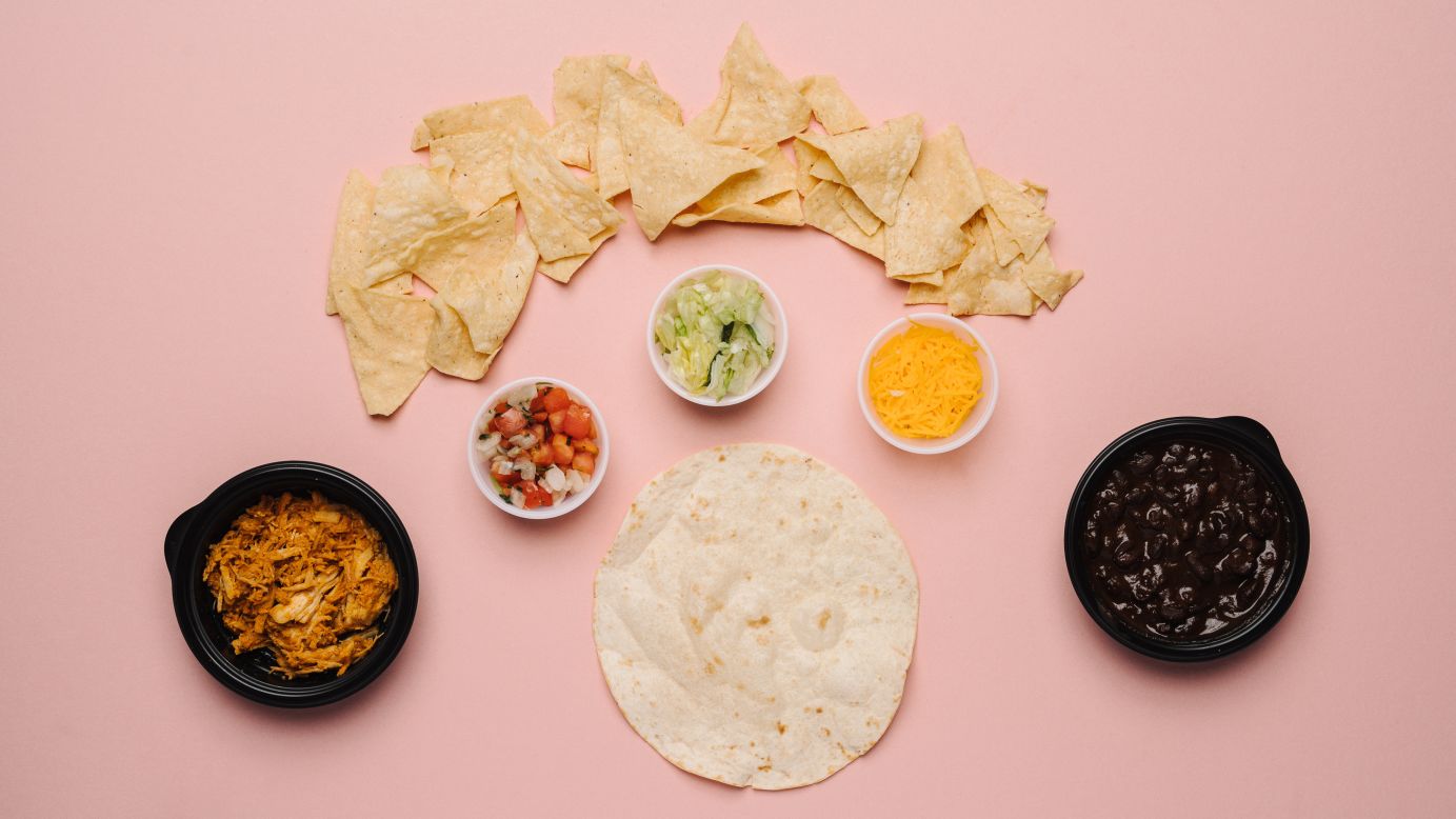 The shredded chicken soft tacos, which have 2 grams of sugar, are some of the healthiest items on TB's menu. Low-sugar sides include black beans (less than 1 gram of sugar) and, for a snack, chips and pico de gallo (2 grams of sugar).