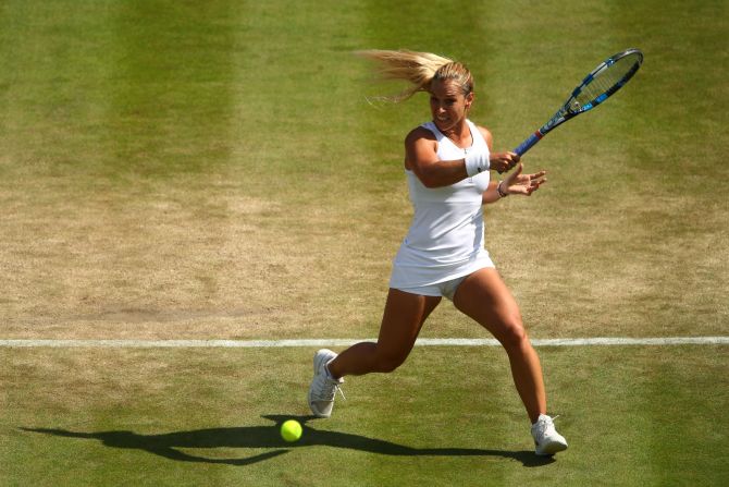 Having won her first grass-court title at the WTA's Eastbourne International, Cibulkova reached the Wimbledon quarterfinals in July. 