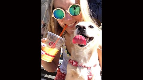 DelVesco's dog, Shay Panda, had to be euthanized because of injuries suffered in the fire.