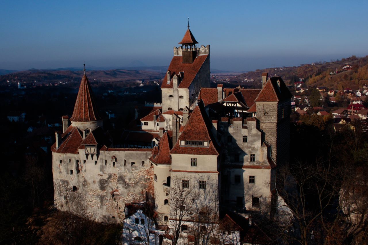 Located just outside the Romanian city of Brasov, Bran Castle was made famous by Irish author Bram Stoker's novel "Dracula," published in 1897. 