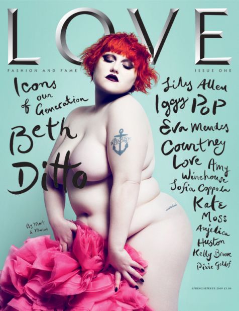 Beth Ditto on the cover of Issue 1