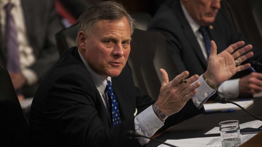 Chairman Richard Burr (R-NC) speaks during the Senate (Select) Intelligence Committee hearing at the Hart Senate Building on February 9, 2016 in Washington, D.C.