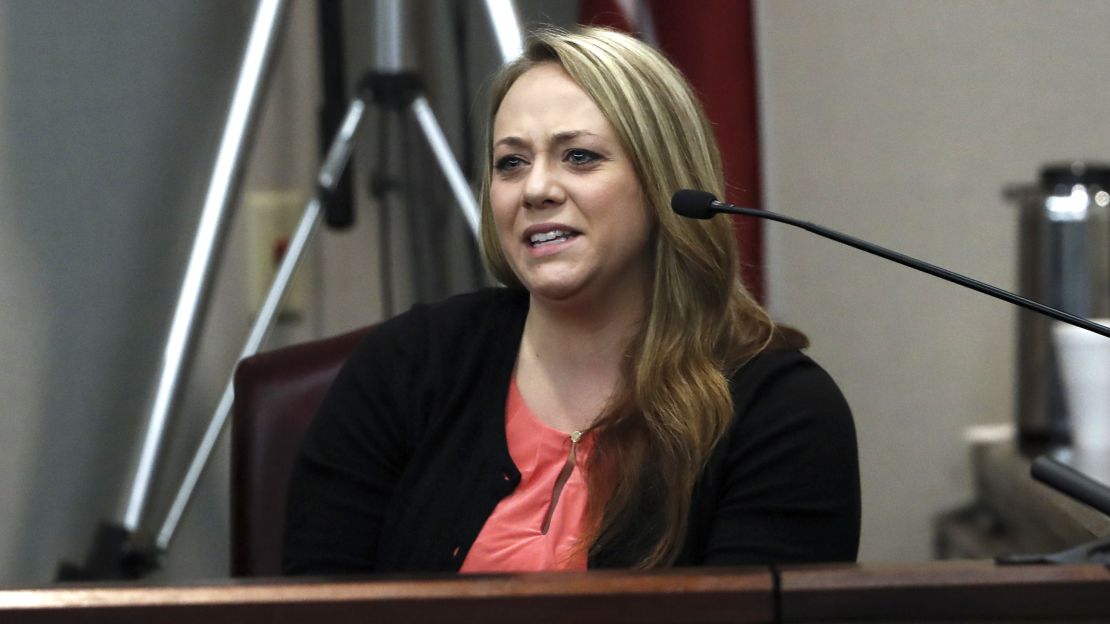 Leanna Taylor testified during the murder trial for her ex-husband, Justin Ross Harris.