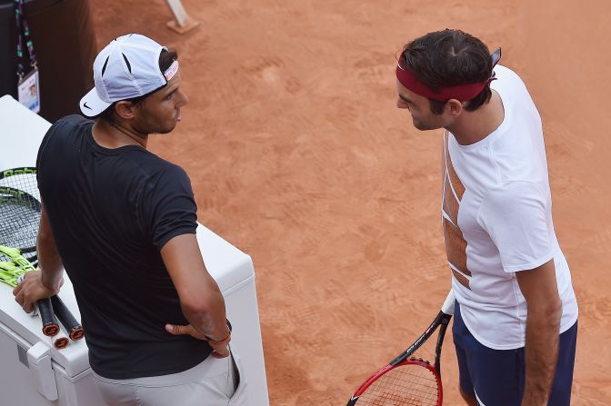 Federer attended the launch of Nadal's academy in Mallorca last month.