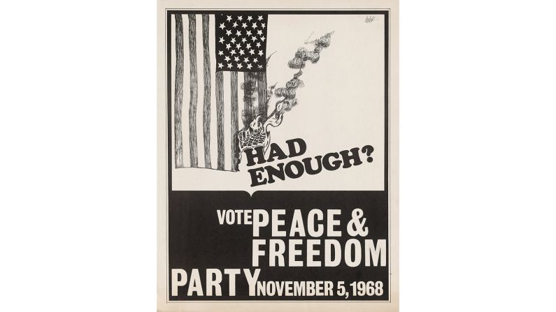 The Peace & Freedom Party grew out of frustration and anger with the Democratic Party's support for the war in Vietnam and its failure to give greater support to the Civil Rights Movement. Officially founded in 1967, the party achieved ballot status in California, followed by other states, in 1968. 