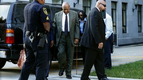 Bill Cosby arrives at the Montgomery County courthouse  in November.